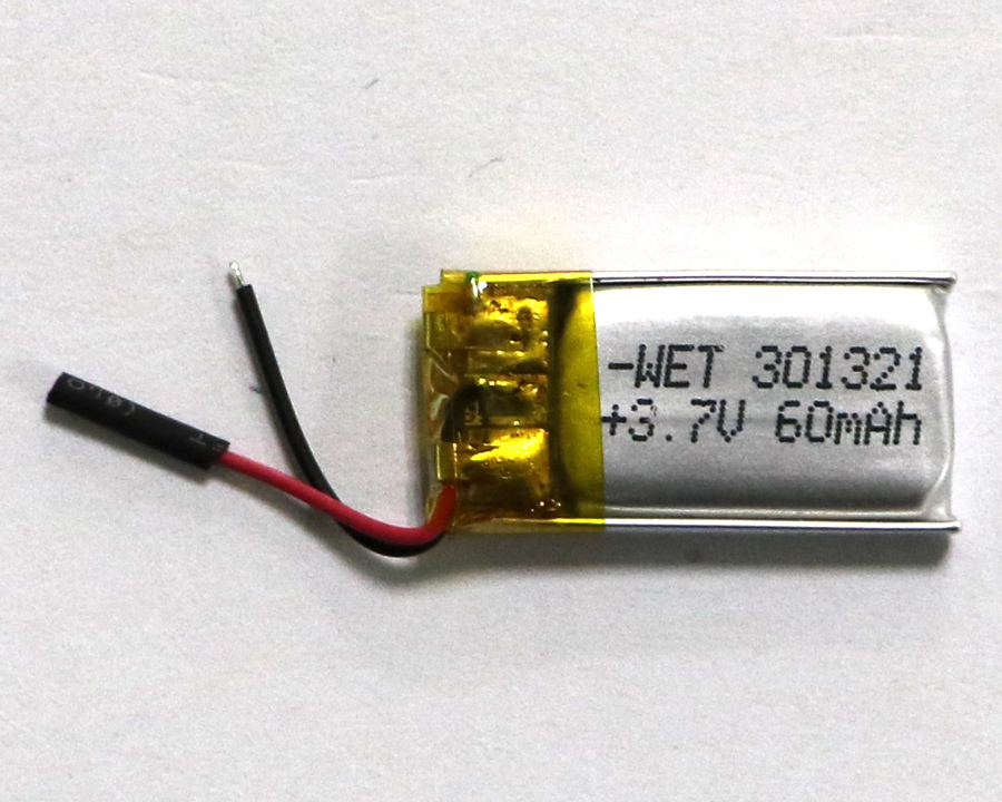 -WET 301321 +3.7V 60mAh