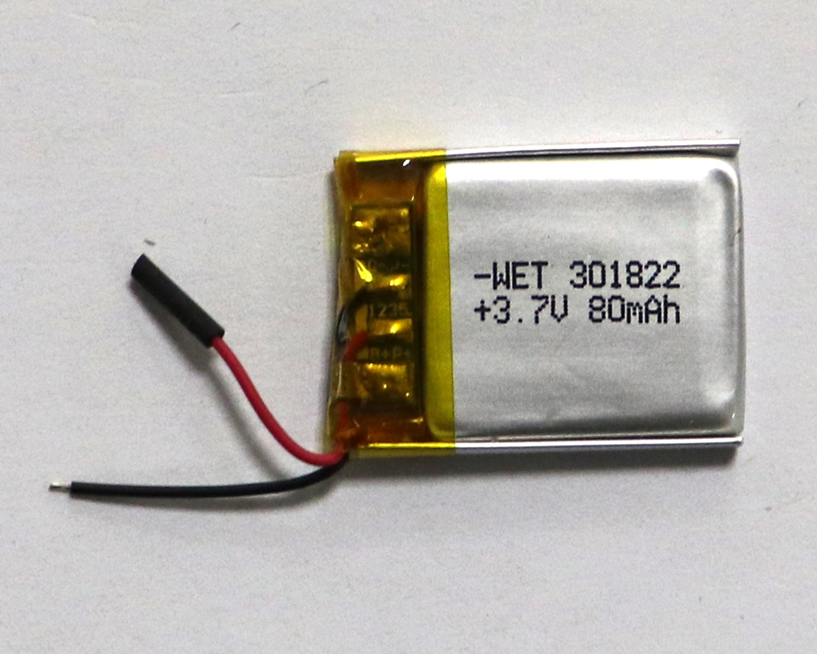 -WET 301822 +3.7V 80mAh