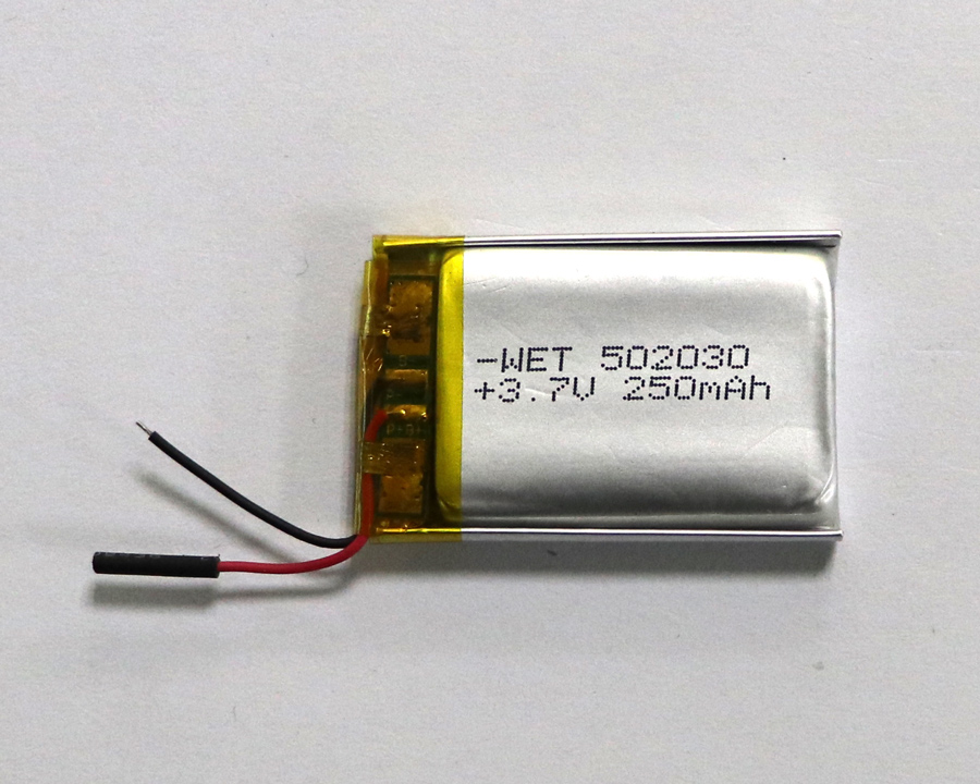 -WET 502030 +3.7V 250mAh