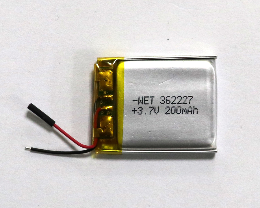 -WET 362227 +3.7V 200mAh