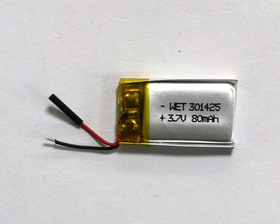 -WET 501425 +3.7V 80mAh