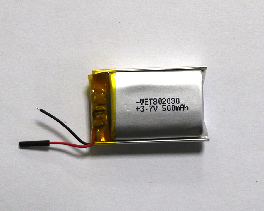 -WET 802030 +3.7V 500mAh