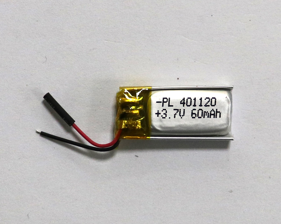 -PL 401120 +3.7V 60mAh