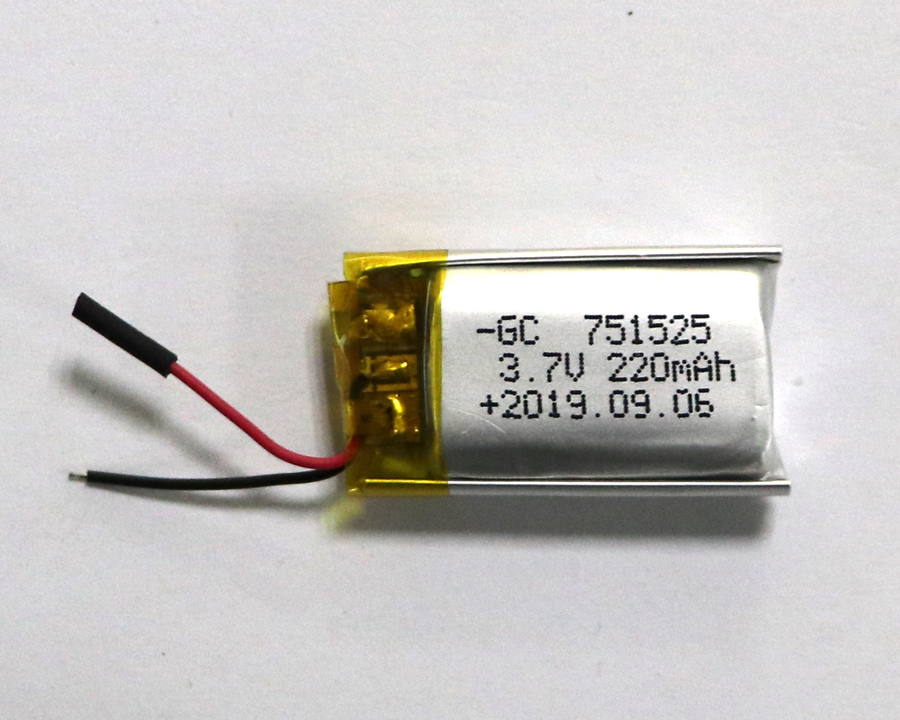 -GC 751525 3.7V 220mAh +2019.09.06