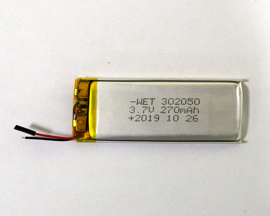 -WET 302050 3.7V 270mAh +2019 10 26