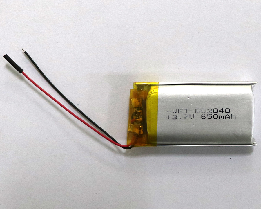 -WET 802040 +3.7V 650mAh